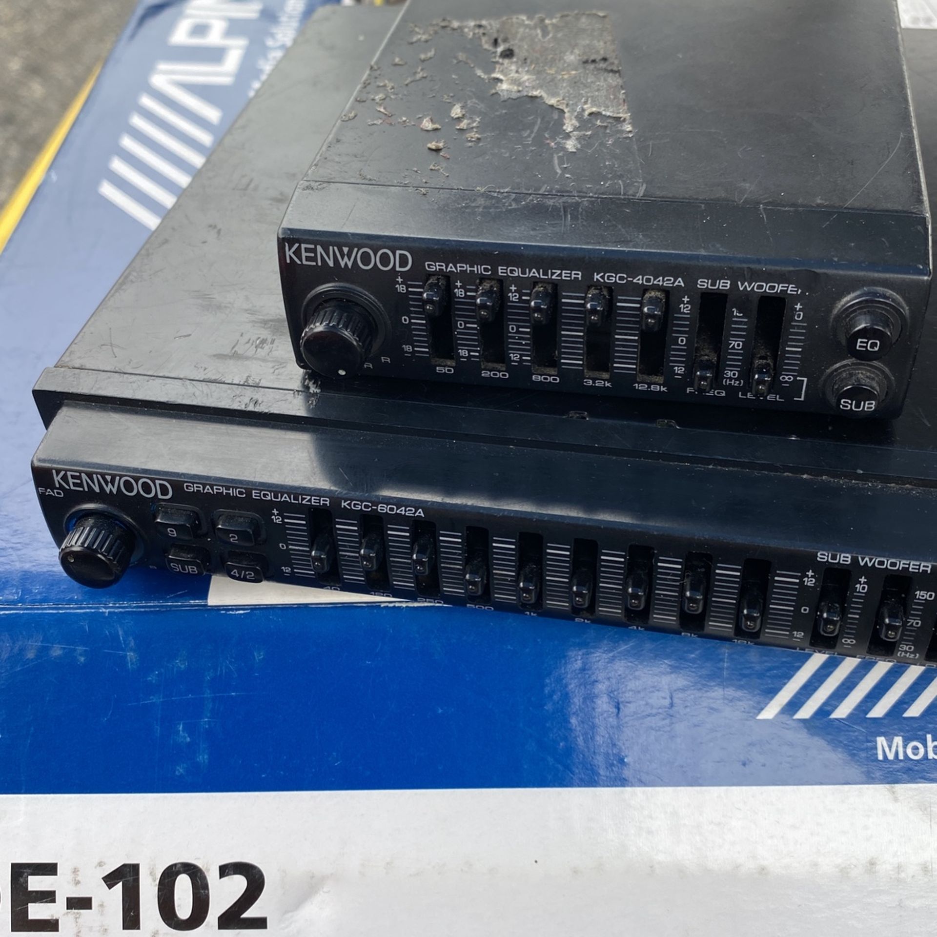Kenwood Equalizer Baby KGC-4042A $160 Kenwood KGC-6042A $250