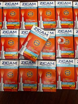 Lotx19 Zicam Cold Remedy No Drip Nasal Spray W/Cooling Menthol Eucalyptus Ex8/26
