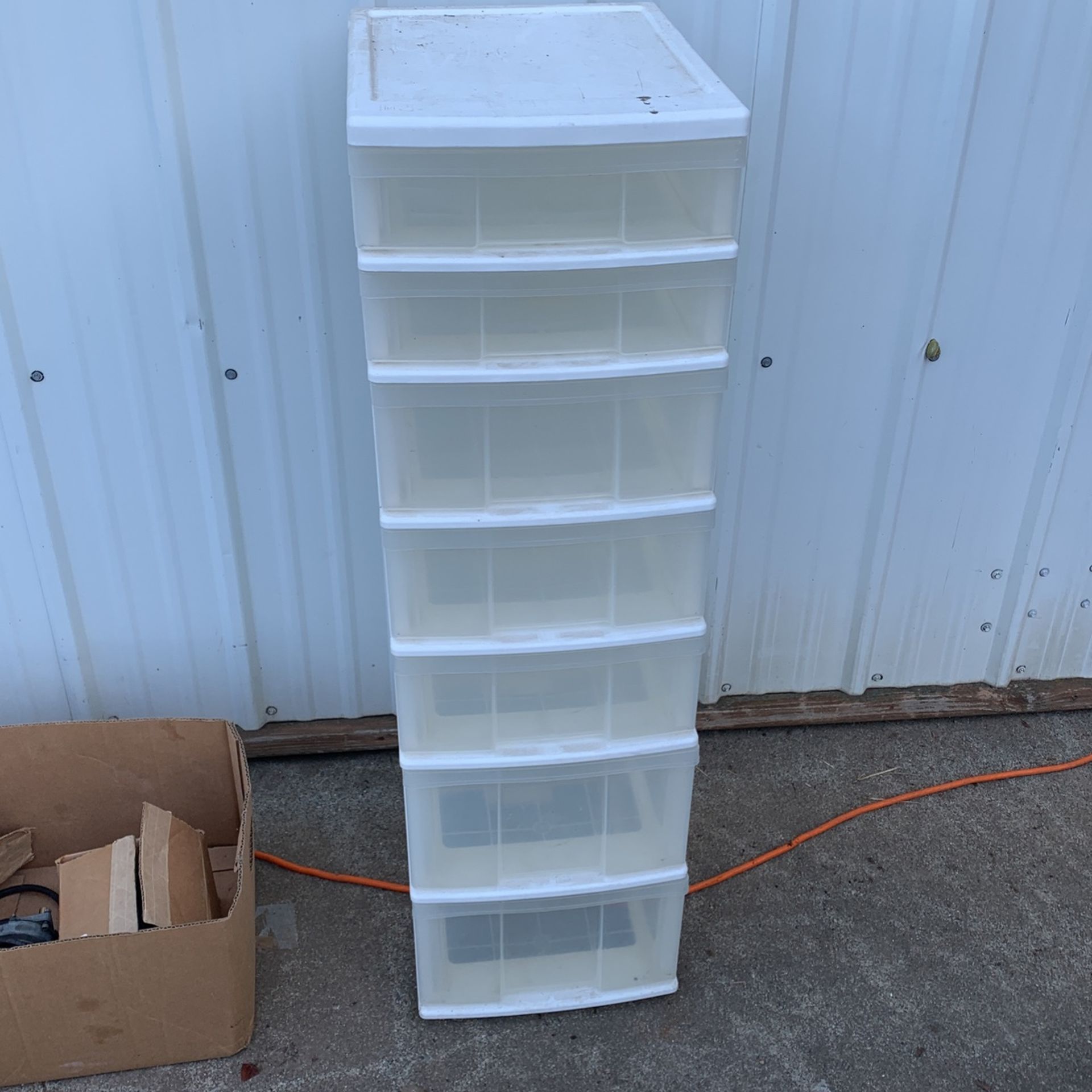 7 Drawer Plastic Storage 