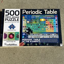 500 Piece Puzzle - Periodic Table
