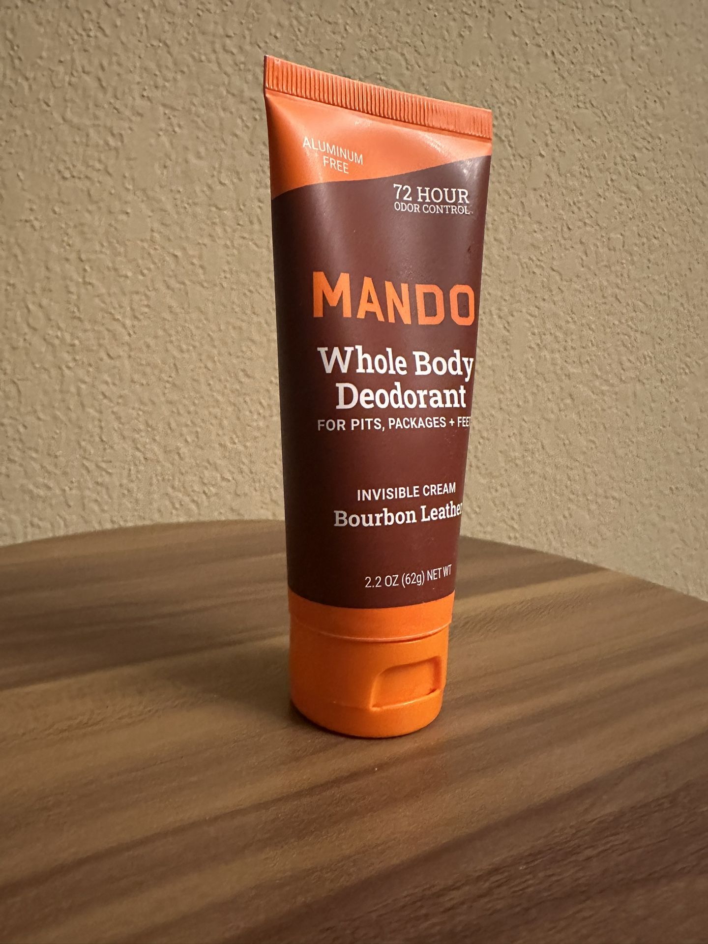 Mando Whole Body Deodorant Bourbon Leather New