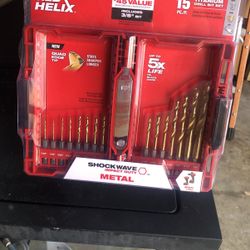Milwaukee TITANIUM DRILL BIT SET 15 PC