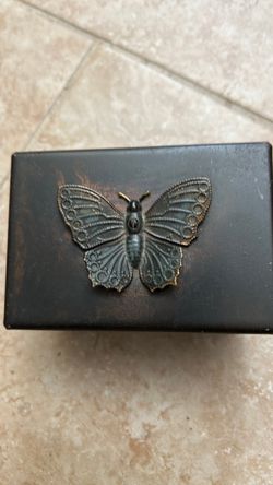 Vintage Jan Barboglio Butterfly Box