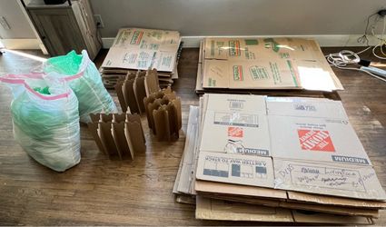 Moving packing storage boxes