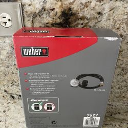 New Weber Grill HOSE AND REGULATOR KIT-Compatible with most Genesis 300 and Summit 400/600 series