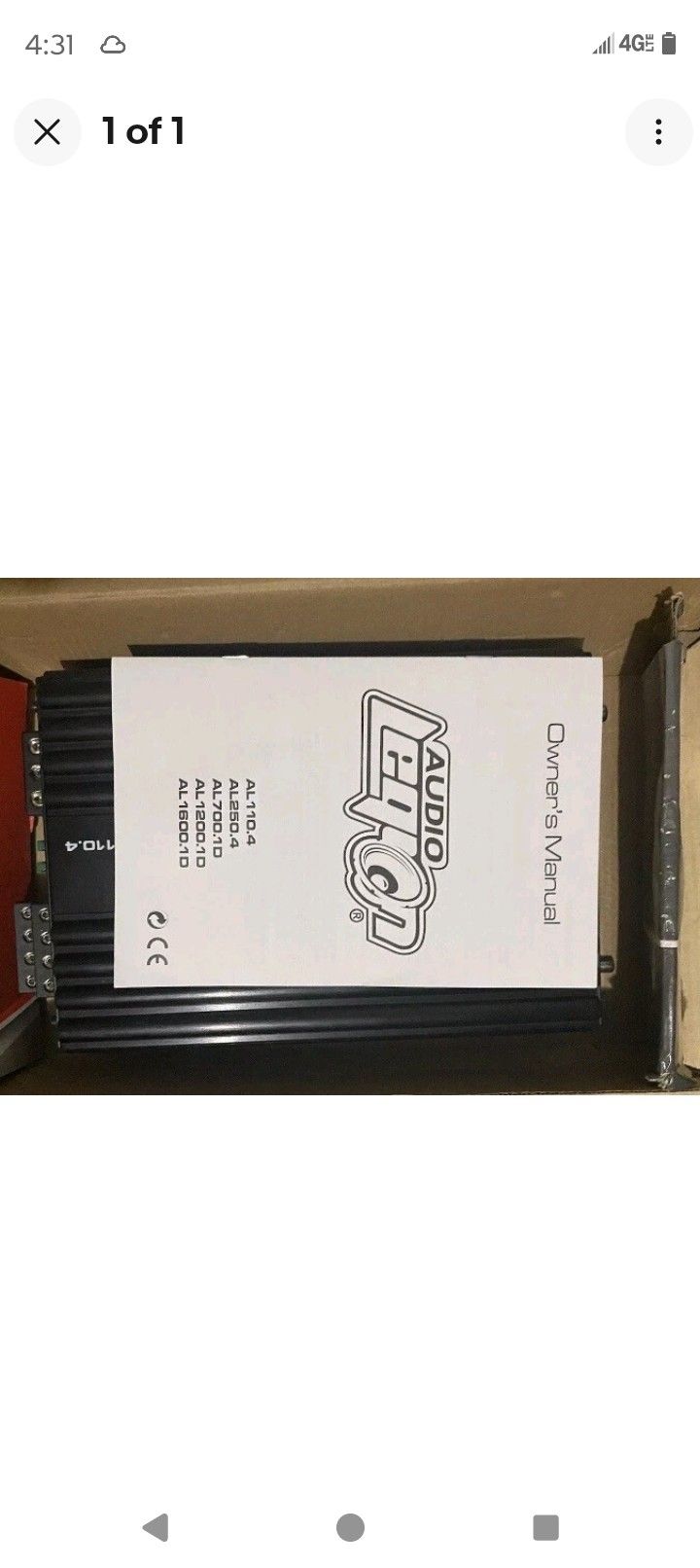 Audio Legion AL110.4 Amplifier