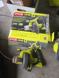 Ryobi ONE+ 18V Hybrid Drain Auger