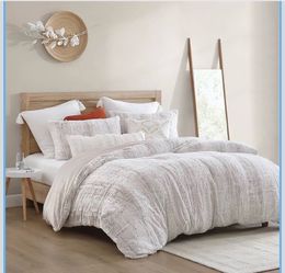 Peri Home Leopard Bedding Faux Fur Super Soft Cozy 3-Piece Comforter and Sham Set, Ivory Snow Leopard, King