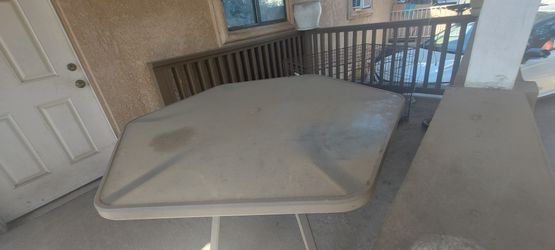 Patio Table- Glass Top