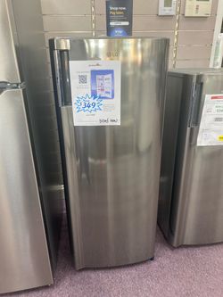 LG Single Door Upright Freezer Platinum Silver