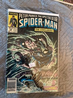 Spectacular Spider-Man #132 Kraven's Last Hunt Black Costume  Marvel 1987