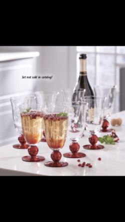 Set de 8 copas de princess house nuevas