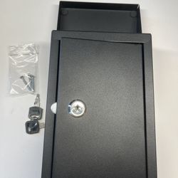Metal locking mailbox wall mounted 
