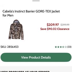 Gore-Tex Camo Hunting Pants with Tags