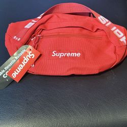Red Supreme Waist Bag Fanny Pack Unisex