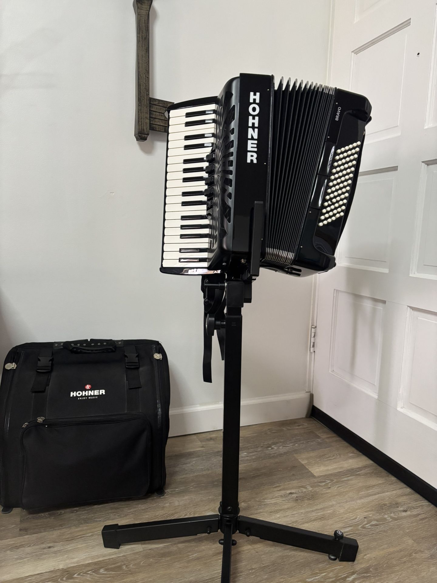 Acordeon Con Base Metálica Y Con Estuche