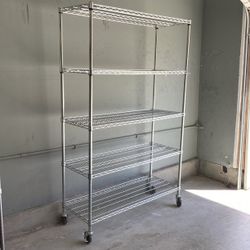 5 commercial metal shelf wire rack shelfs racks shelve shelves storage

I have 5 units