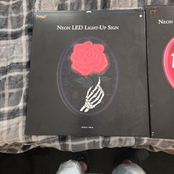 Neon LED Light-Up Sign