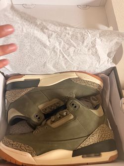 Air Jordan 3 Olive Green Sneakers