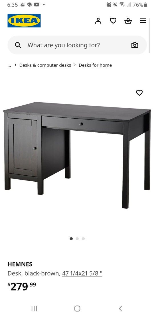 IKEA Hemnes Desk - LIKE NEW