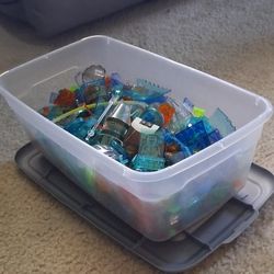 5 Lbs Sorted Translucent LEGO Lot