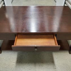 Brown Solid Wood Coffee Table