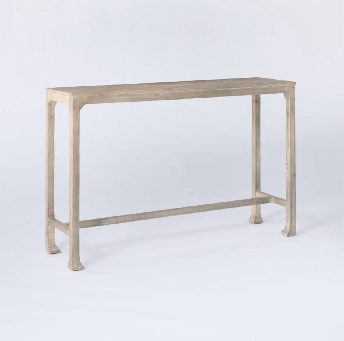 Belmont Shore Curved Foot Console table Threshold Designed w/ Studio McGee