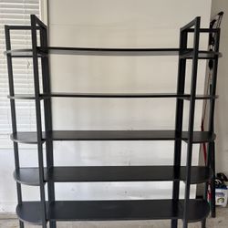 Wood/Metal 6 Tier Shelf 