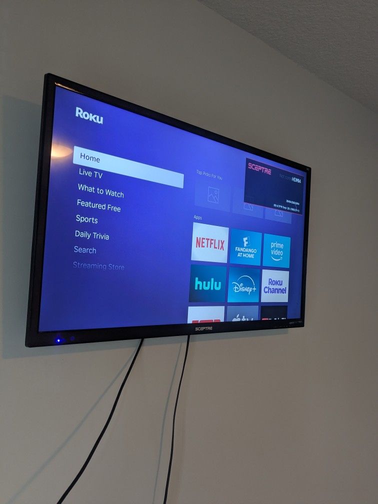 TV With Wall Mount