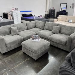 Light Gray Sectional Sofa
