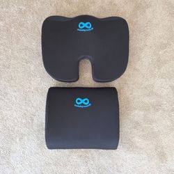 Everlasting Comfort Doctor Recommended Memory Foam Seat Cushion for Office Chairs & Car