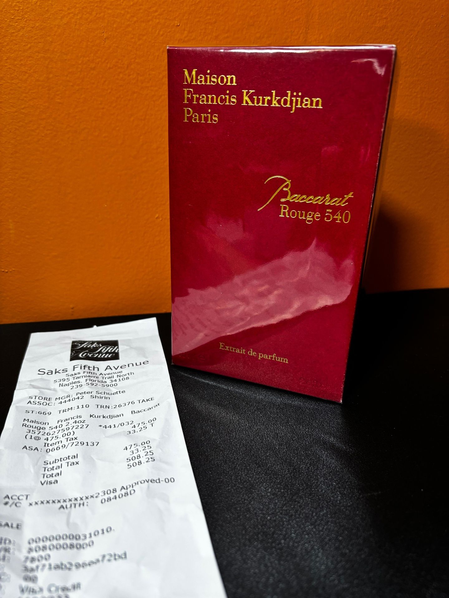 Maison Francis Kurkdjian Baccarat Rouge 540
