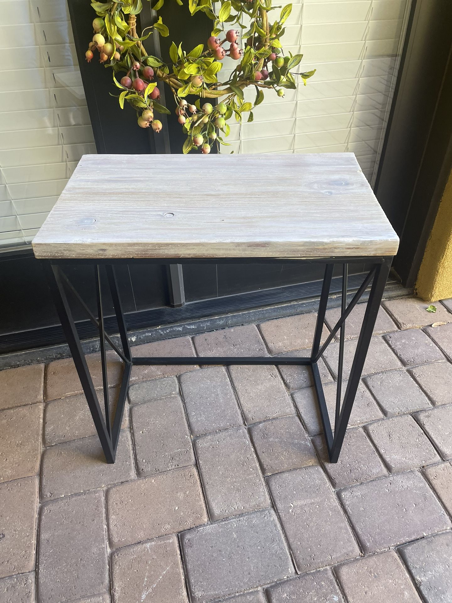 Rustic farmhouse side table