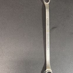SK Tools 11/16'' x 3/4'' OFFSET Double Box End Wrench 12 Pt B-2224 USA
