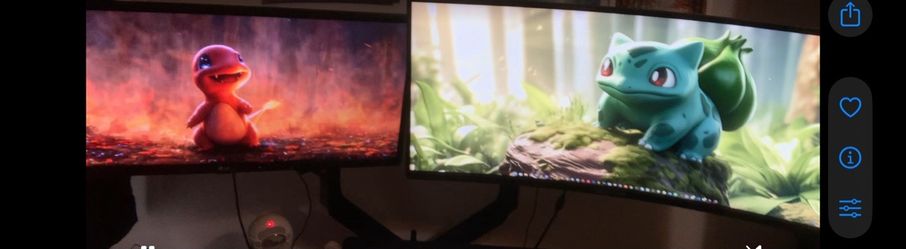 x2 Ultrawide Monitors + Dual Arm Swivel Mount