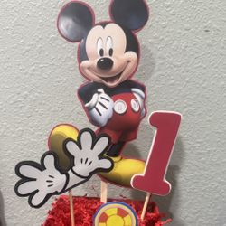 Mickey Mouse Clubhouse Birthday Party Centerpieces
