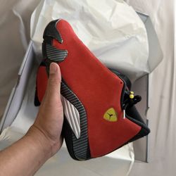 Jordan 14 Ferrari DS new Size 9 Men From SNKRS with Proof Of Purchased!