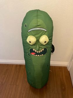 Rick and Morty  giant pickle pillow  38 inches