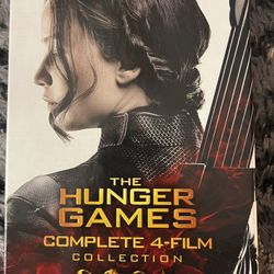 Like Brand NEW Condition- THE HUNGER GAMES - COMPLETE 4 FILM COLLECTION- DVD SET