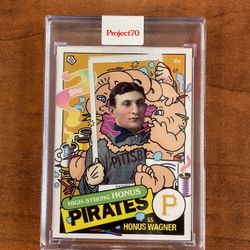 2022 Topps Project 70 Honus Wagner (by Artist, Ermsy)