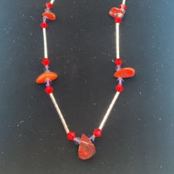 .925 Sterling Silver Opalo Necklace