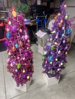 Easter Trees (2x) 5ft Tall