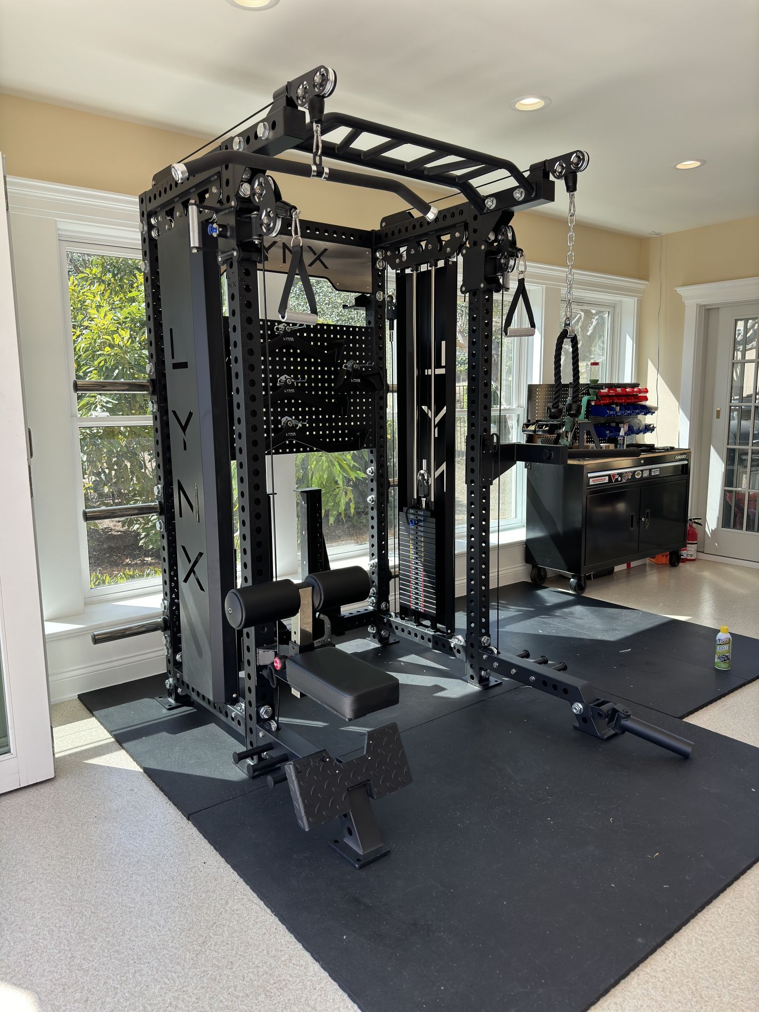 All In One Home Gym🔹Dual Cable Machine🔹Squat Rack