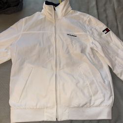 White Tommy Hilfiger Jacket (Med Size)