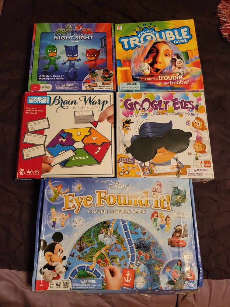 Kids Game Lot Trouble Eye Seen It Googly Eyes