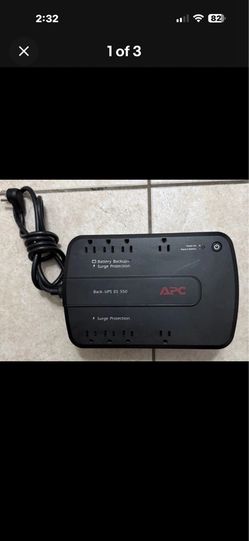 APC Back Up ES 550 Power Supply  8-Outlet  Battery Included Tested
