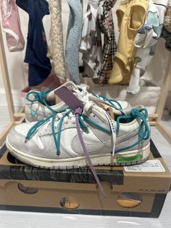 Off White x Nike Dunk Low Lot 36 Size 10