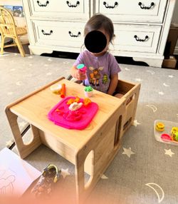 Montessori table and chair