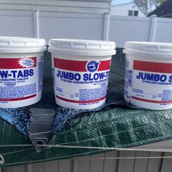 Slow Tabs Chlorine Tabs 2 Lbs Each