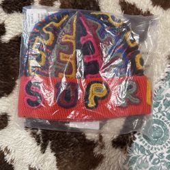 Supreme Fall/winter Multicolor Yarn Beanie